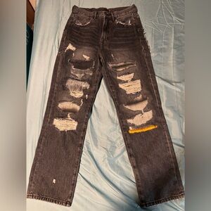 Undercover 68 Paperdoll Yellow Yarn Denim Black Grey Distressed